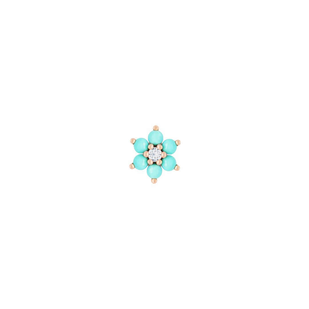 Cultivate Threadless End with Turquoise