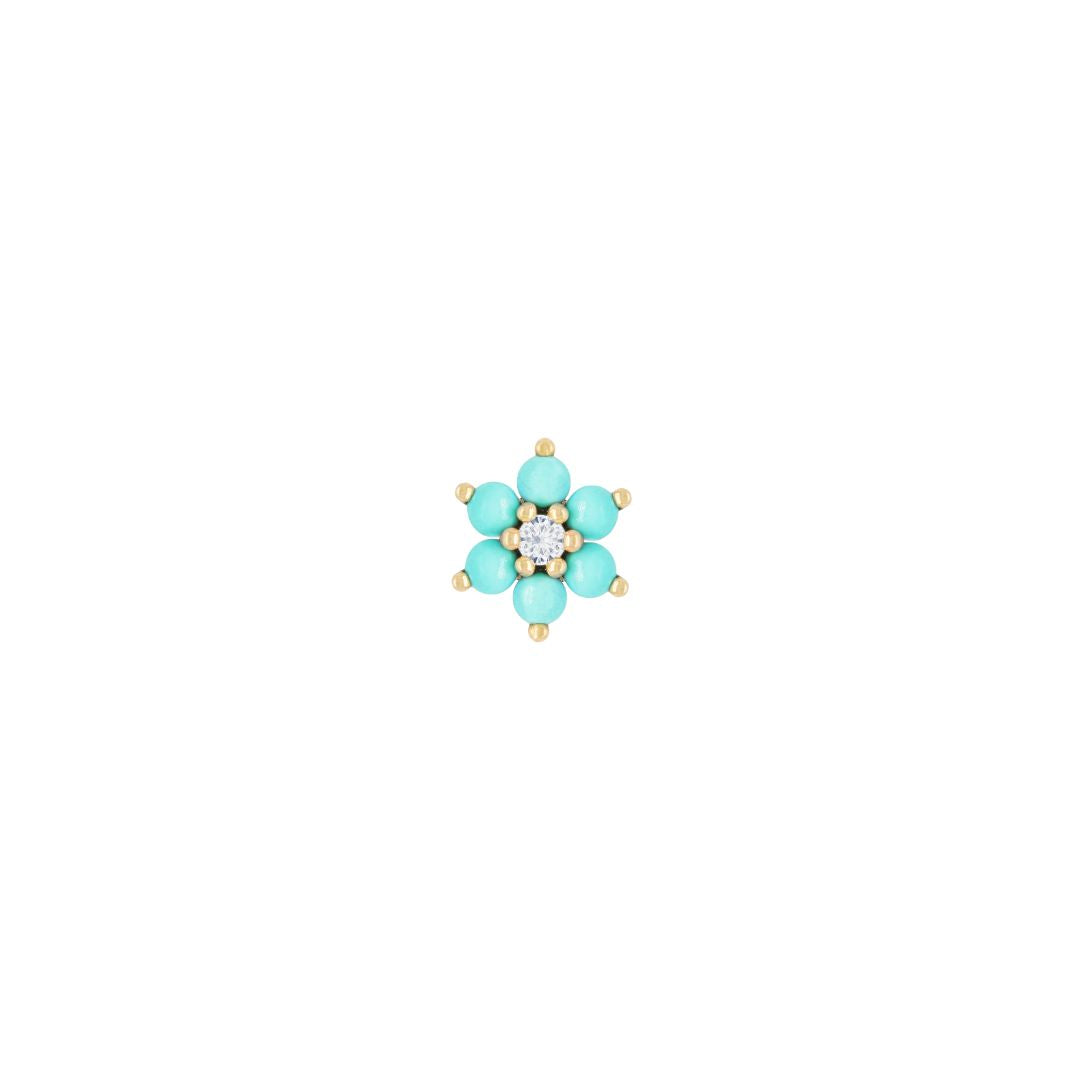 Cultivate Threadless End with Turquoise