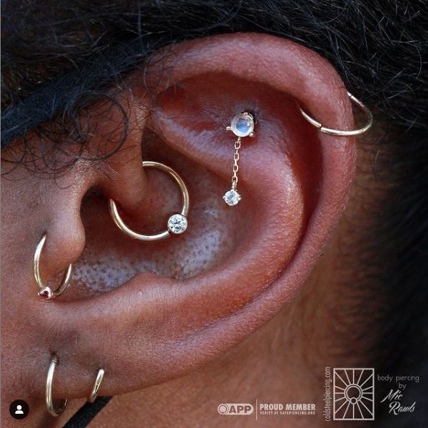 Fixed Bezel 3mm Bead Ring with CZ