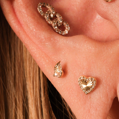 Occasion Threadless End with CZ