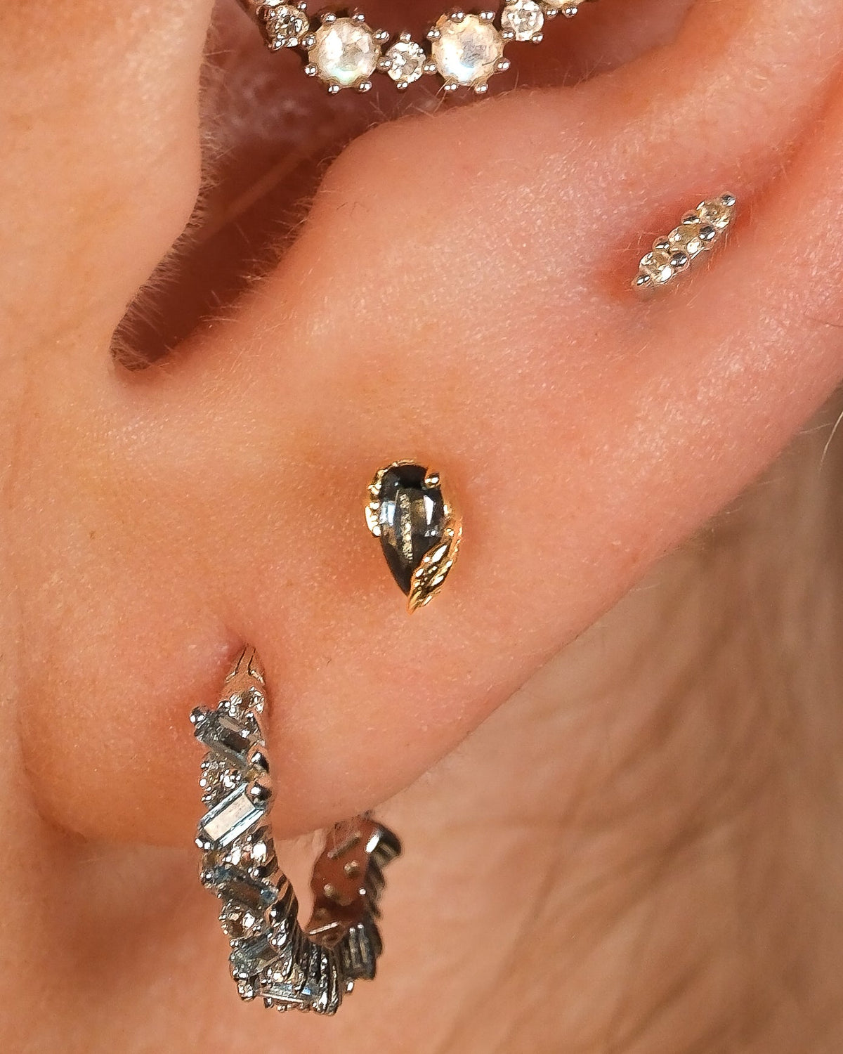 Occasion Threadless End with London Blue Topaz