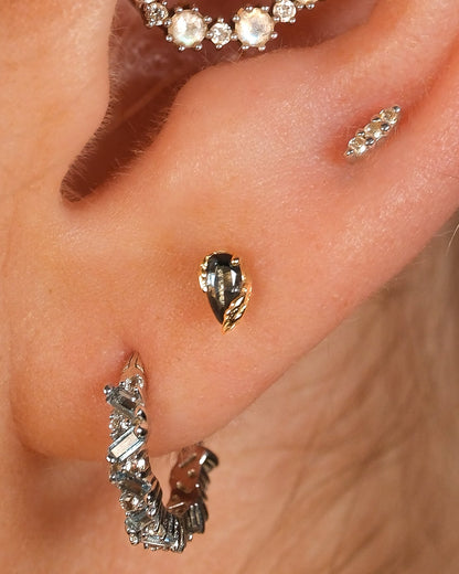 Occasion Threadless End with London Blue Topaz