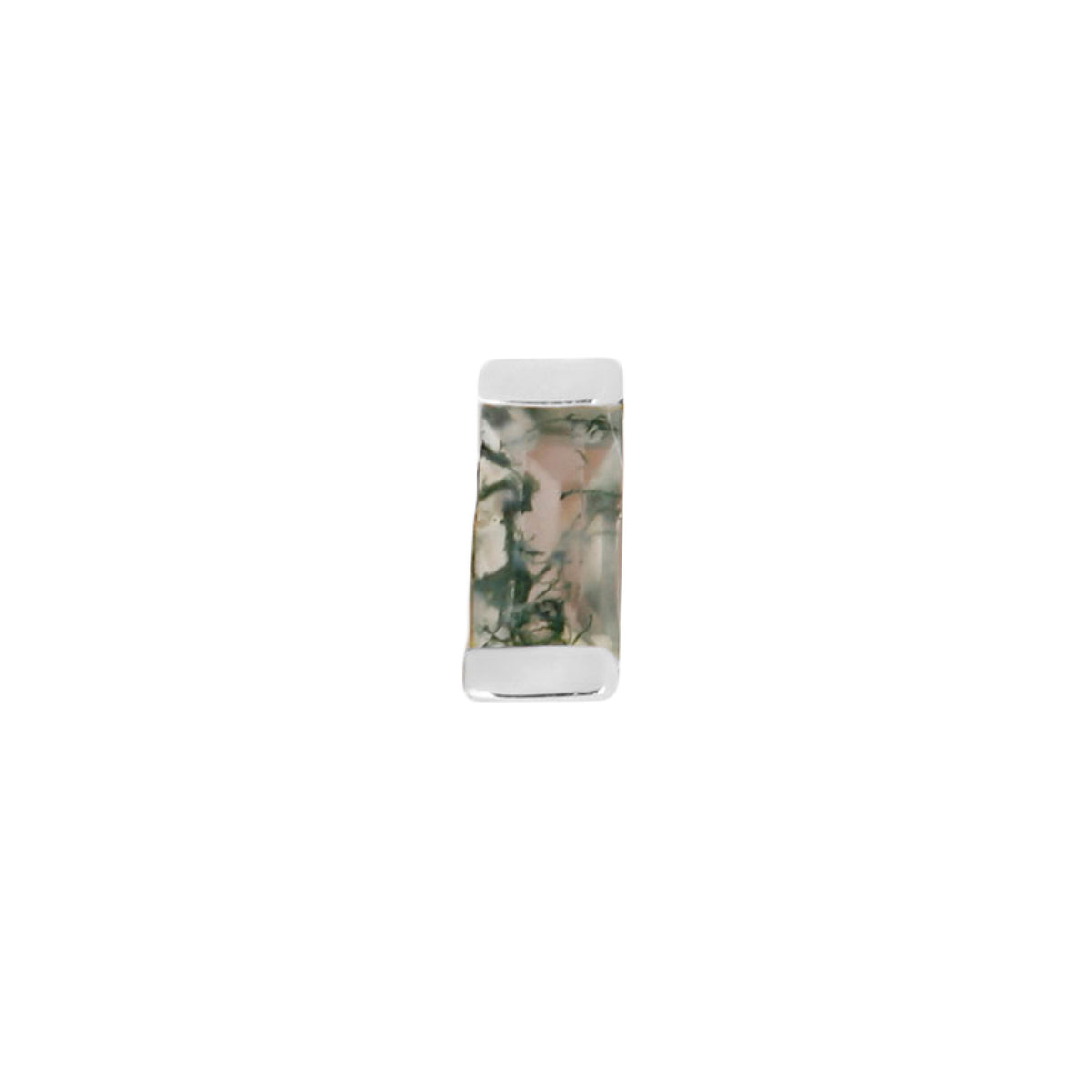 Desire Threadless End with Moss Agate