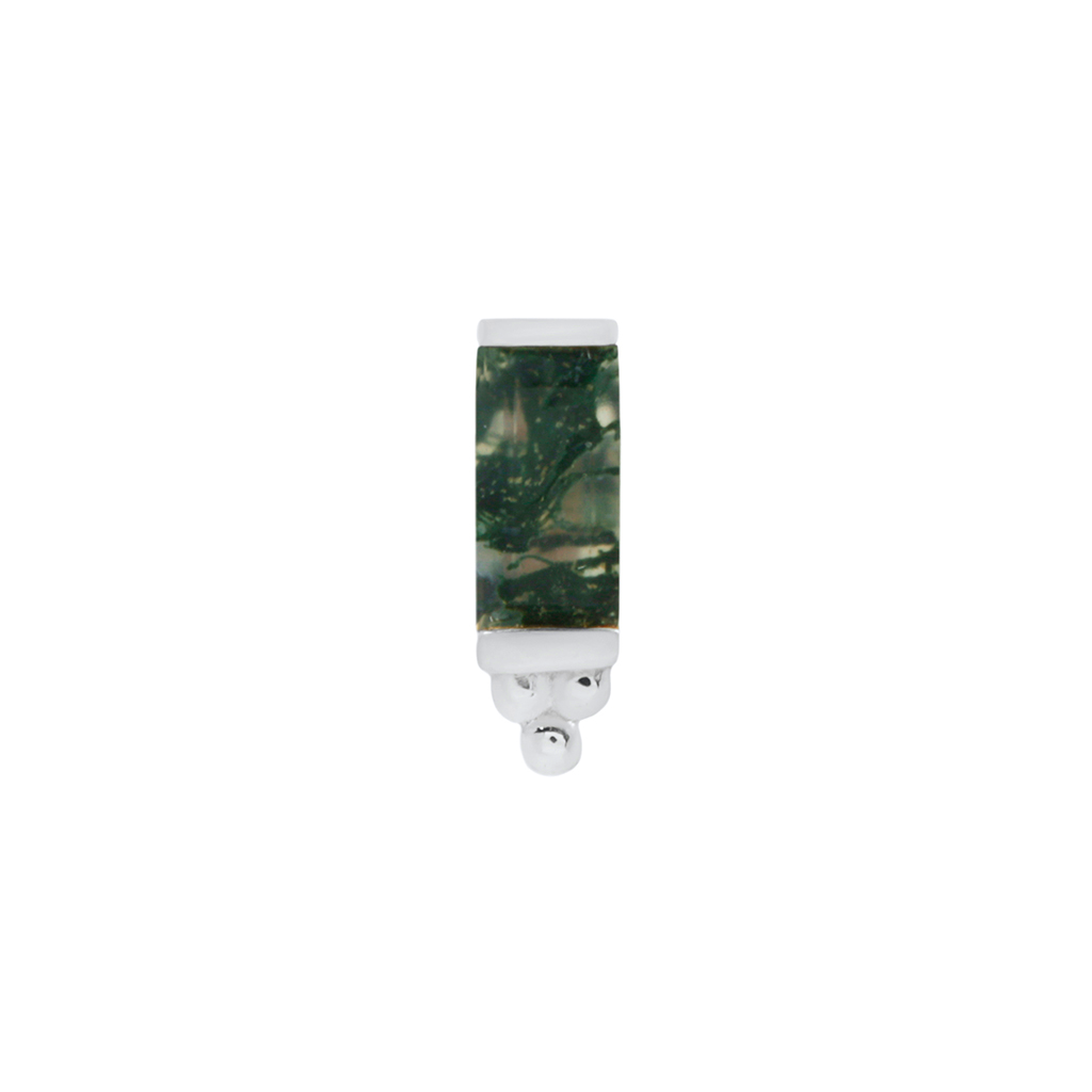 Dior Threadless End with Moss Agate