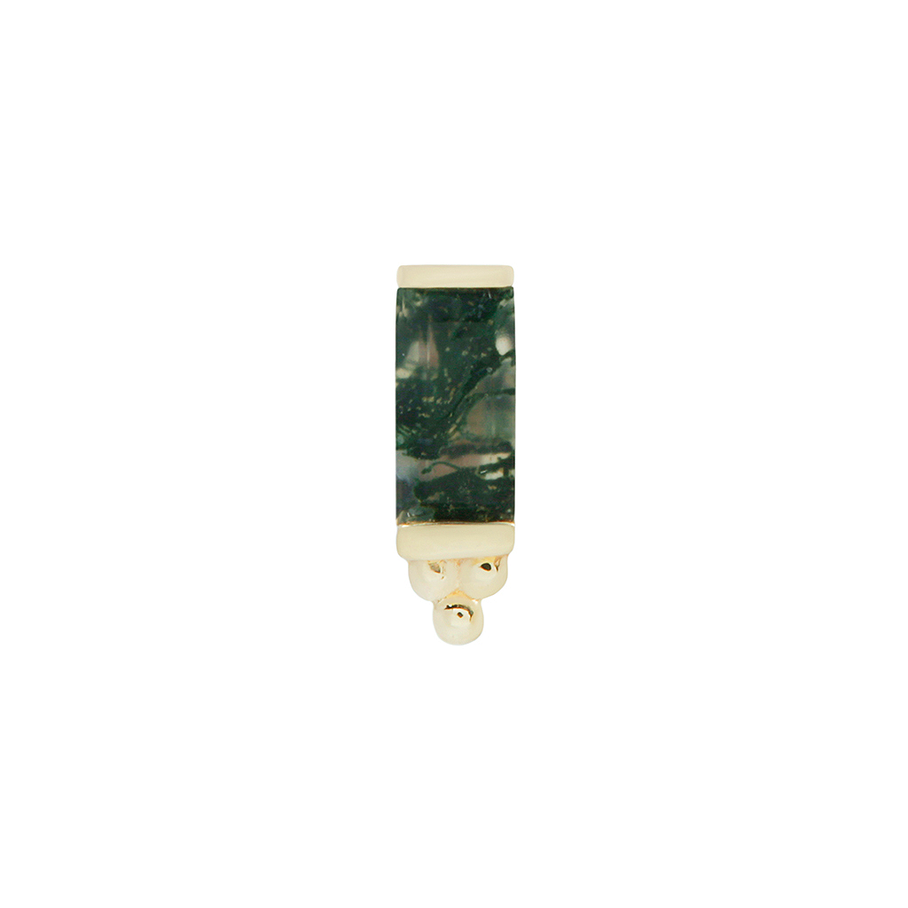 Dior Threadless End with Moss Agate