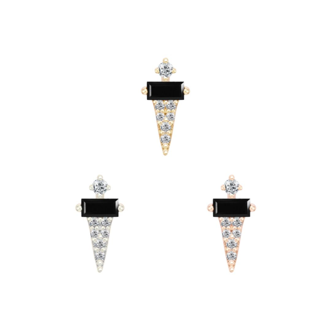 Dystrikt Threadless End with Black Spinel