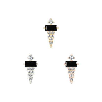 Dystrikt Threadless End with Black Spinel