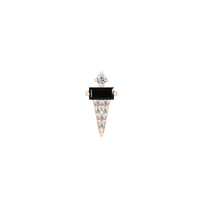 Dystrikt Threadless End with Black Spinel