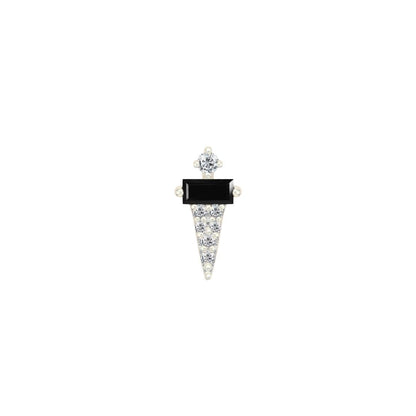 Dystrikt Threadless End with Black Spinel