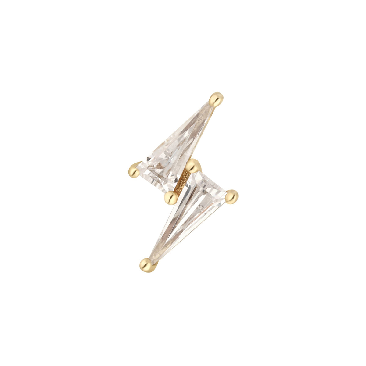 Electrify Threadless End with CZ