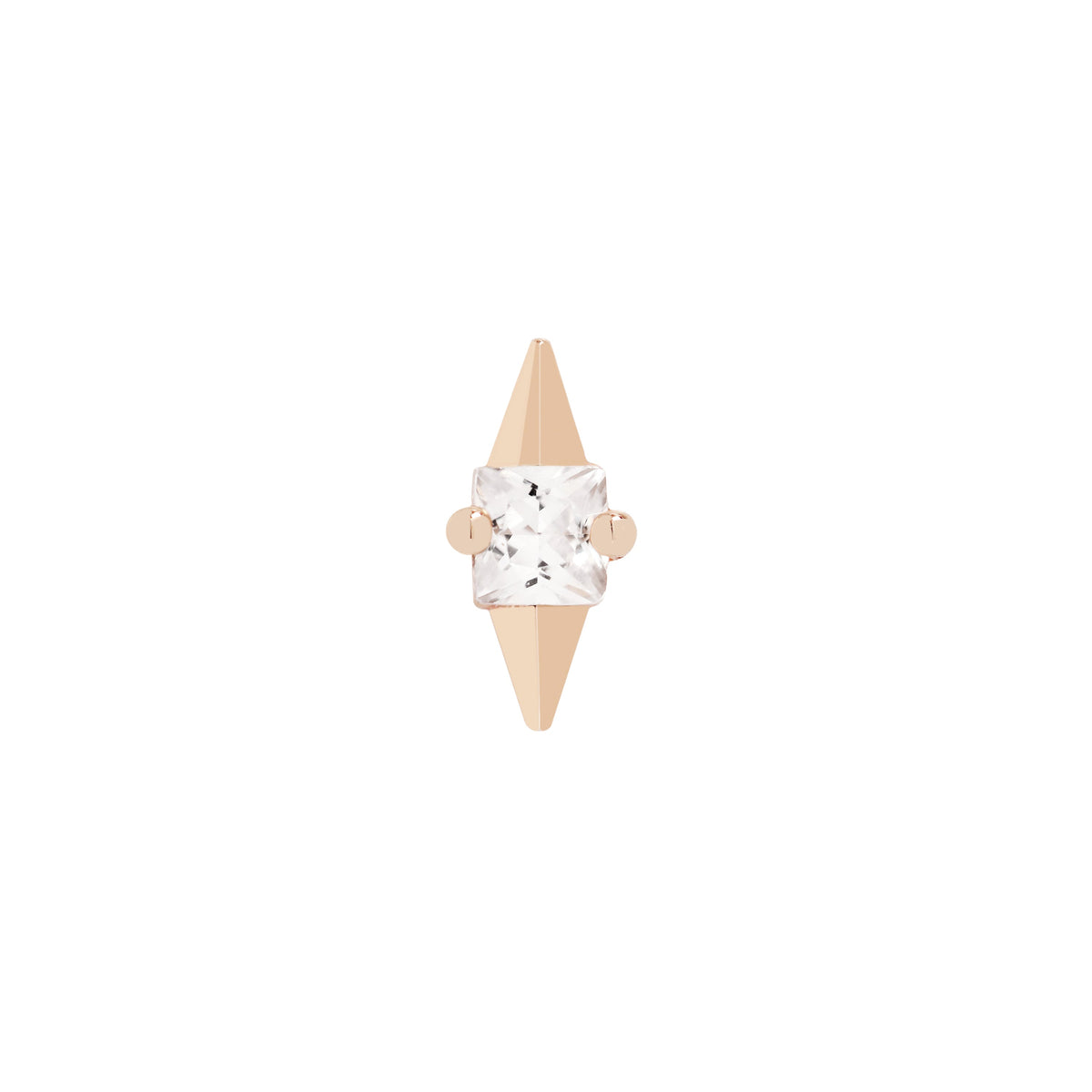 Elemental Threadless End with CZ