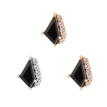 Elevate Threadless End with Black Spinel