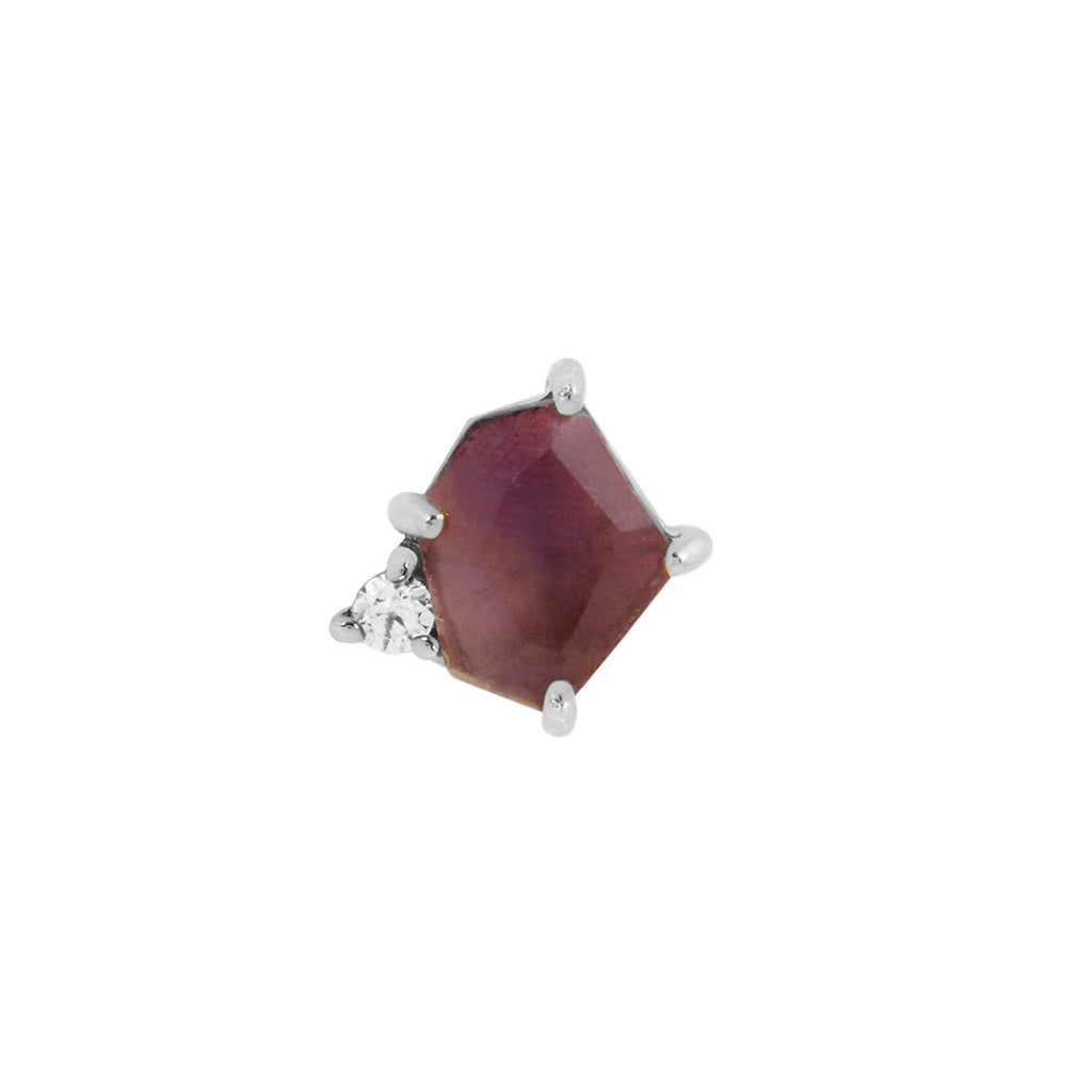 Elicit Threadless End with Amethyst