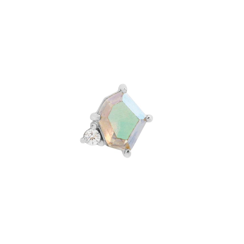 Elicit Threadless End with Mercury Mist Topaz
