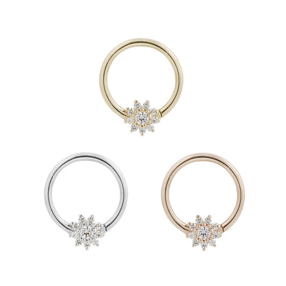 Eloise Seam Ring with CZ