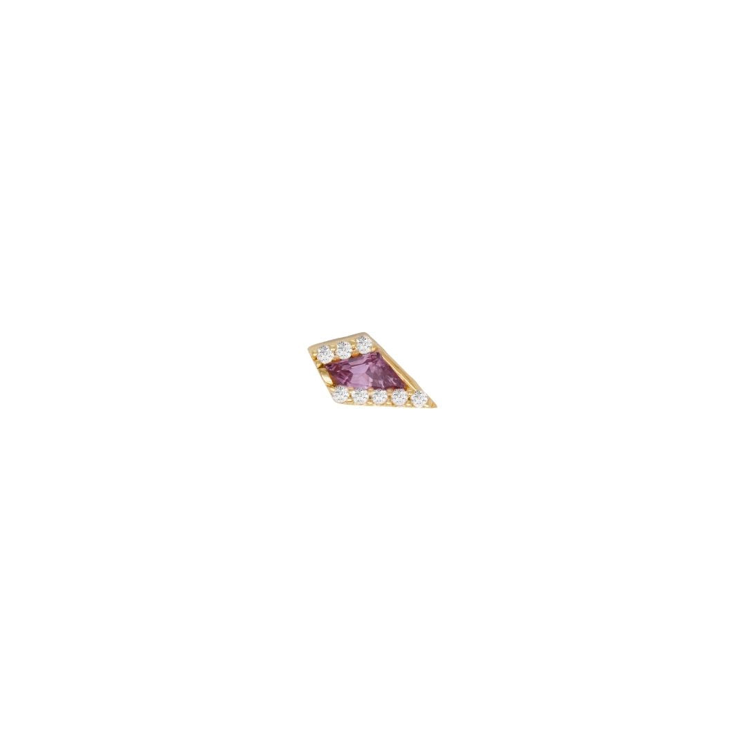 Eminence Threadless End with Amethyst