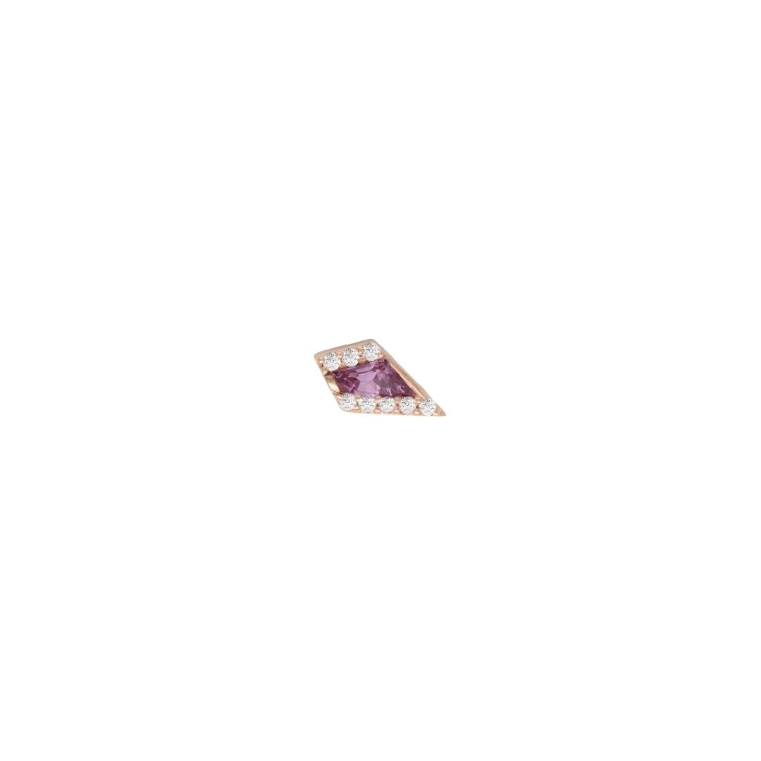 Eminence Threadless End with Amethyst