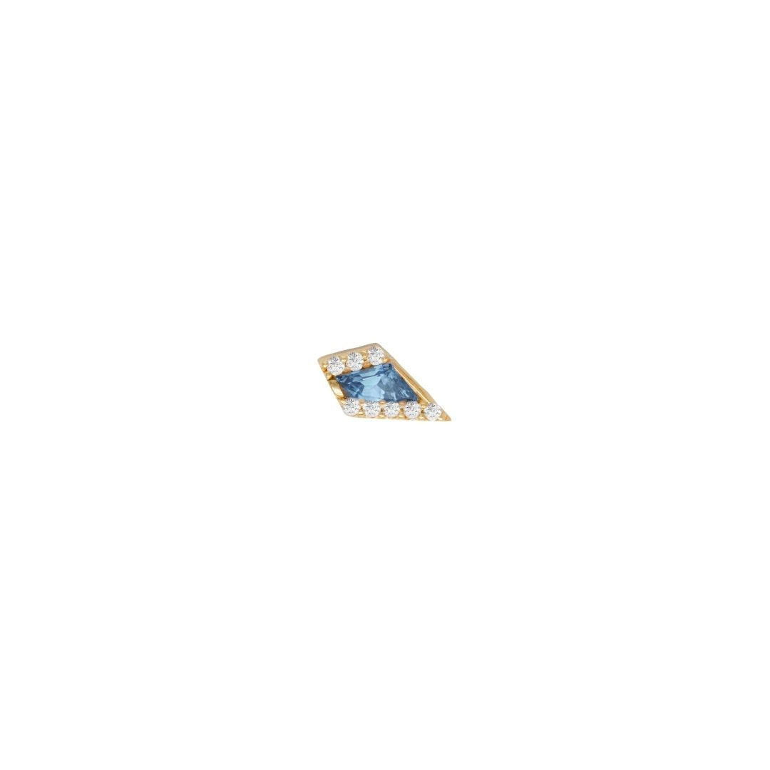 Eminence Threadless End with London Blue Topaz