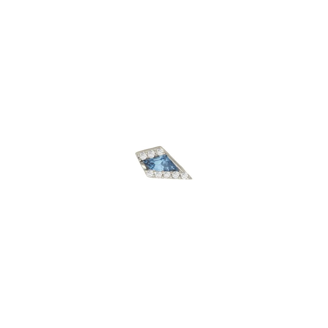 Eminence Threadless End with London Blue Topaz