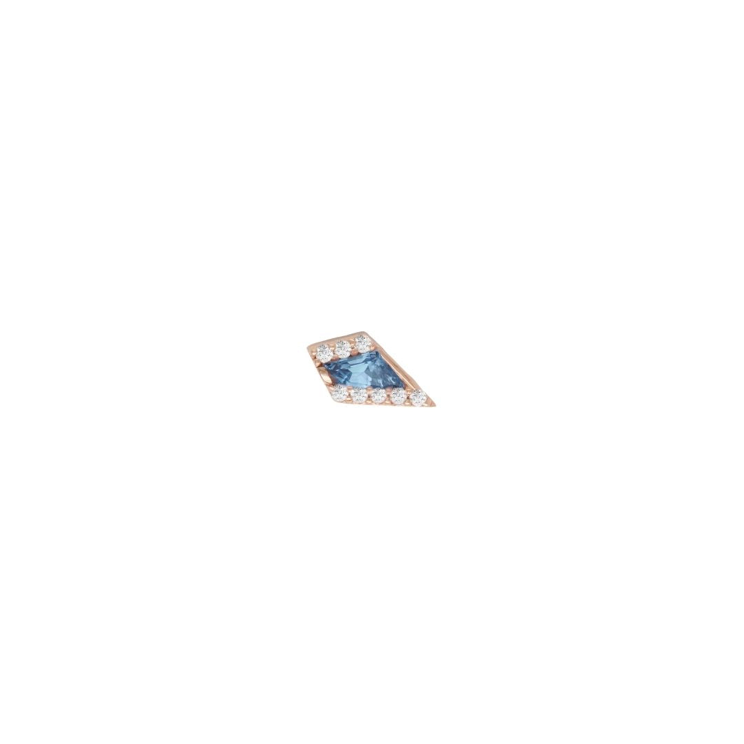 Eminence Threadless End with London Blue Topaz