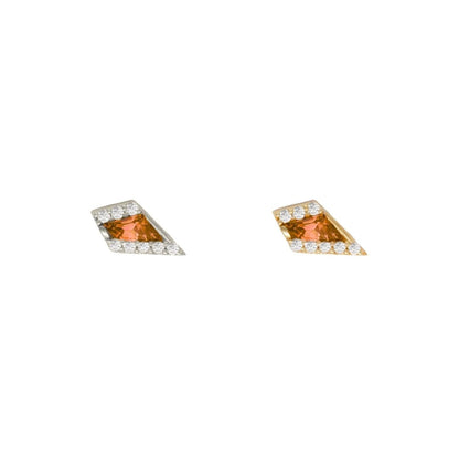 Eminence Threadless End with Orange Garnet
