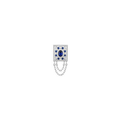 Enchanted Threadless End with Blue Sapphire (Lab Grown)