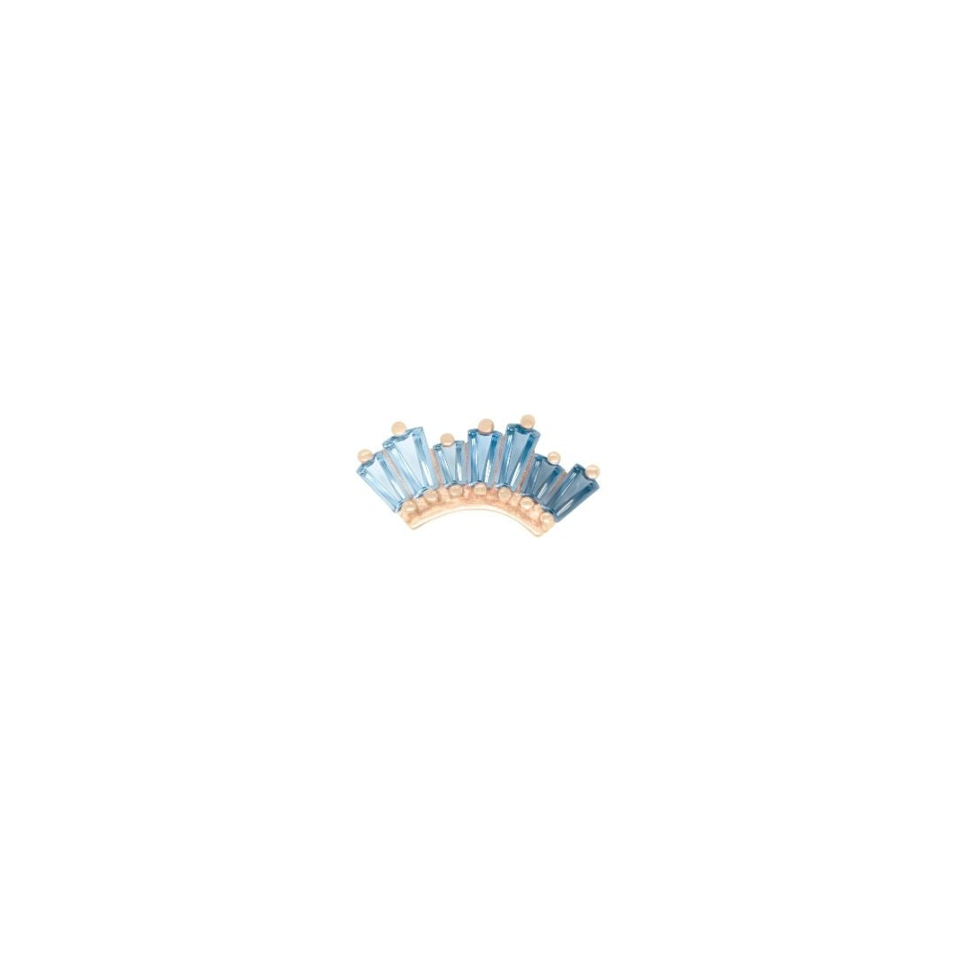 Enlighten Threadless End with Blue Topaz Ombre