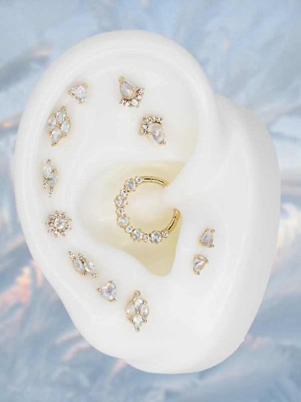 Ariana Clicker with Rainbow Moonstone