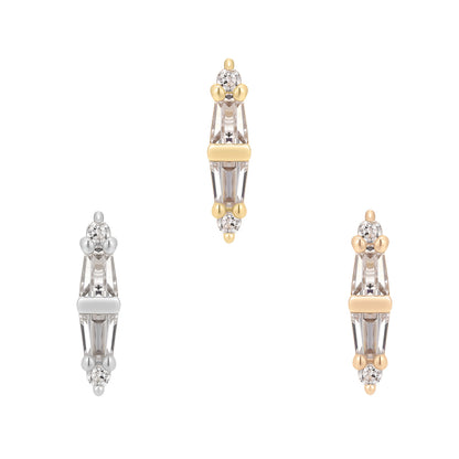 Essential Threadless End with CZ