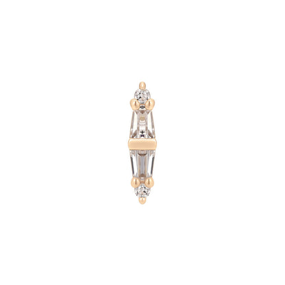 Essential Threadless End with CZ