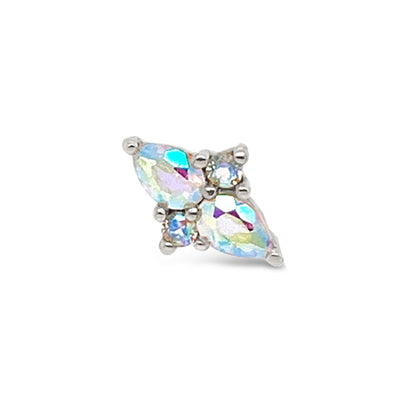 Ethereal Threadless End with Mercury Mist Topaz