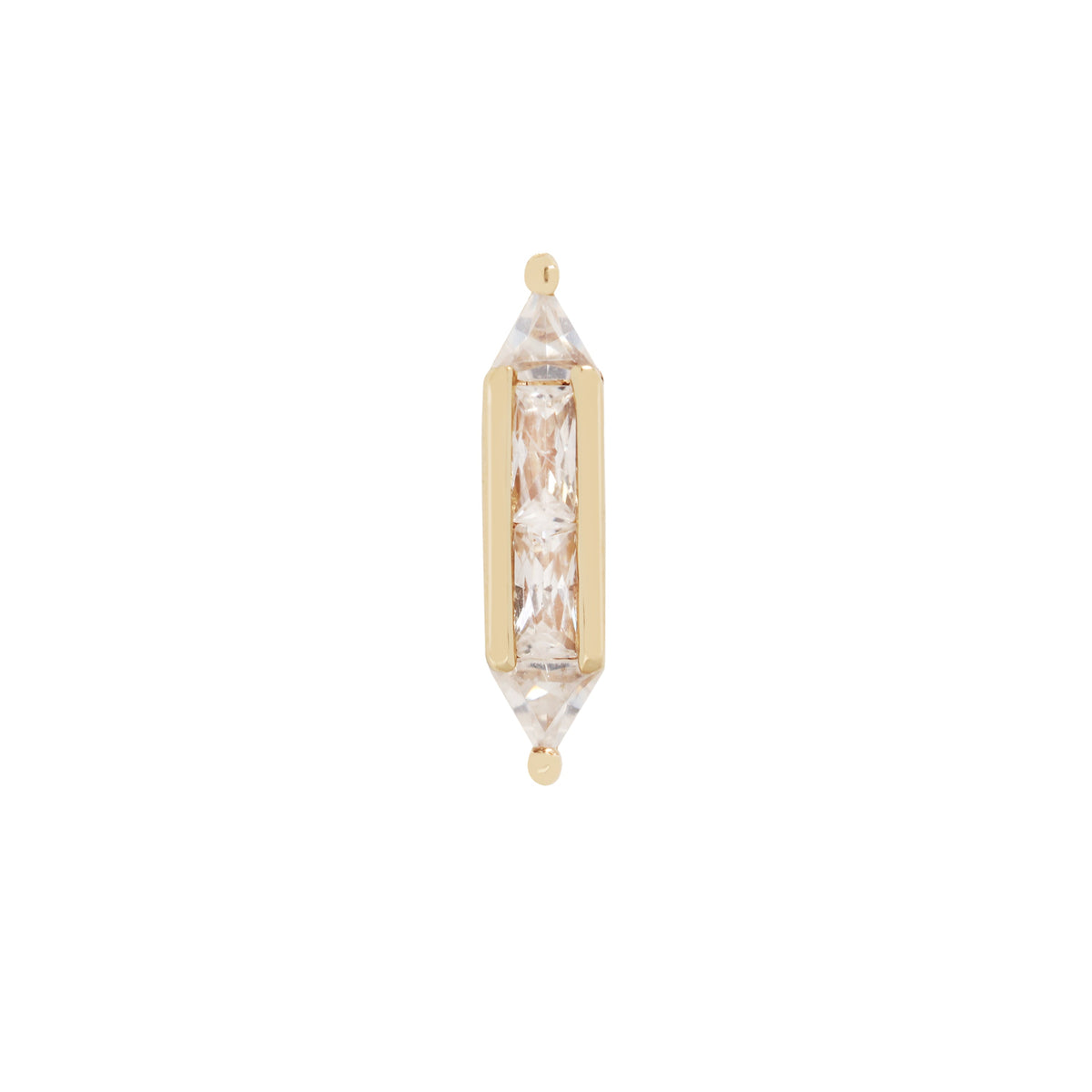 Fearless Threadless End with CZ