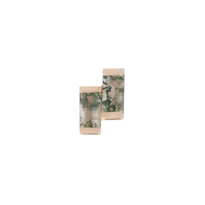 Fervor Threadless End with Moss Agate