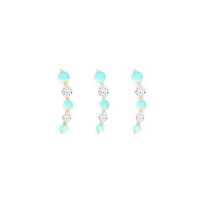 Flow Threadless End with Turquoise