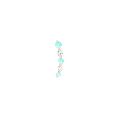 Flow Threadless End with Turquoise