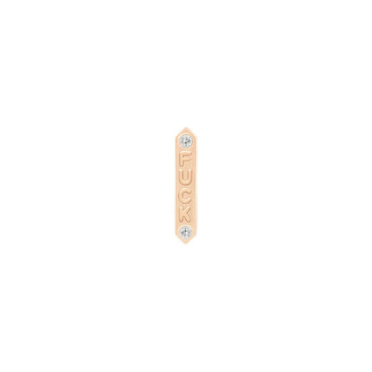 "FUCK" Threadless End with Diamond