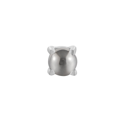 Prong Gem Threadless End with Pyrite