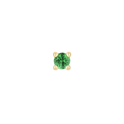Prong Gem Threadless End with Tsavorite