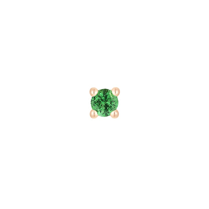 Prong Gem Threadless End with Tsavorite