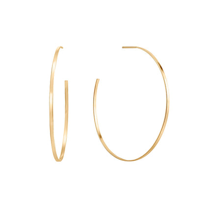 RION x Buddha Jewelry Abundant Flat Hoops