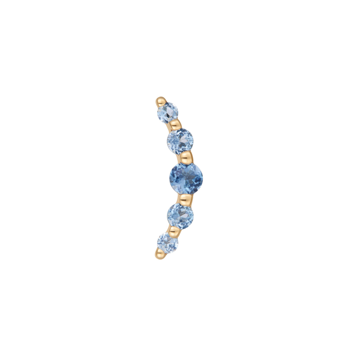 Eternal Threadless End with London Blue Topaz