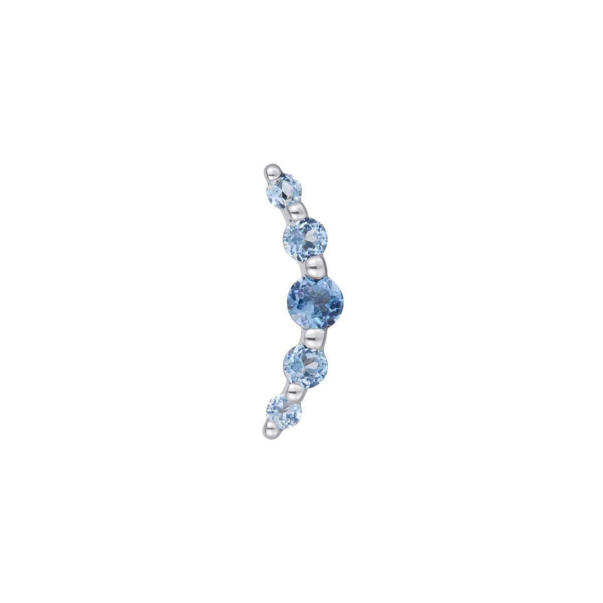 Eternal Threadless End with London Blue Topaz