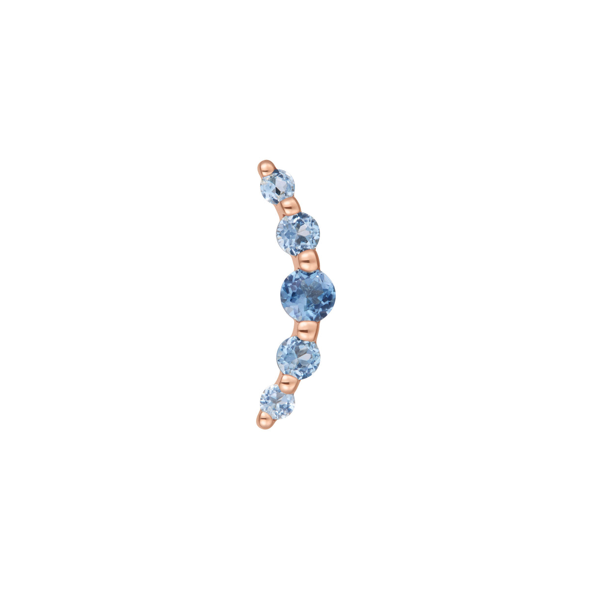 Eternal Threadless End with London Blue Topaz
