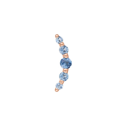 Eternal Threadless End with London Blue Topaz