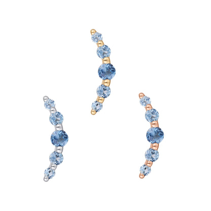 Eternal Threadless End with London Blue Topaz