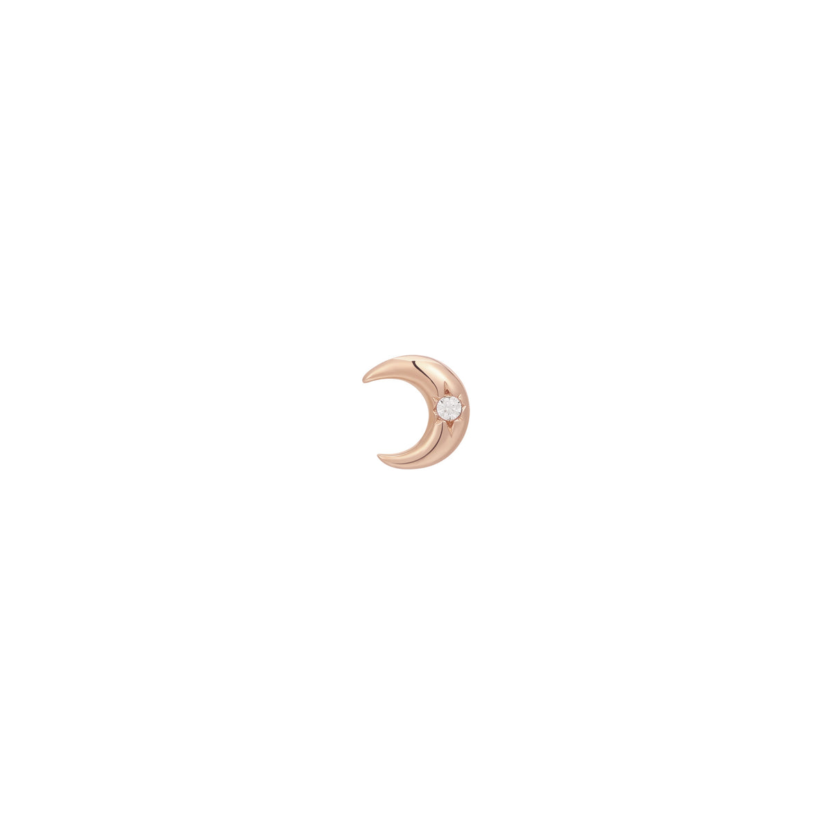 Moonshine Threadless End with CZ