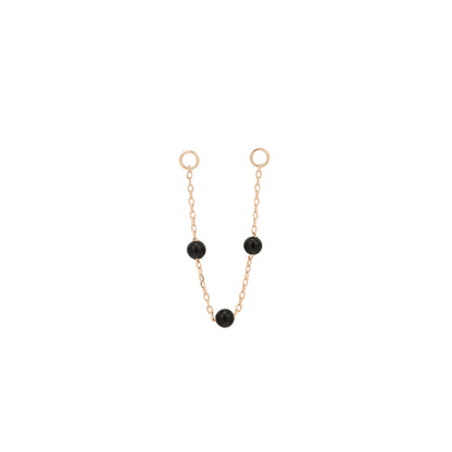 3 Bead Chain with Agate