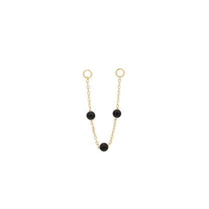 3 Bead Chain with Agate