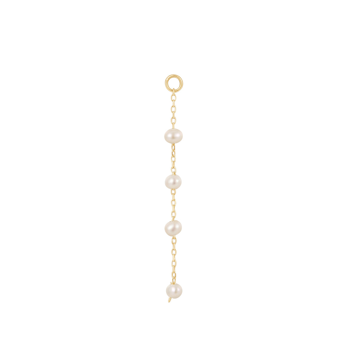 4 Bead Charm with Pearl
