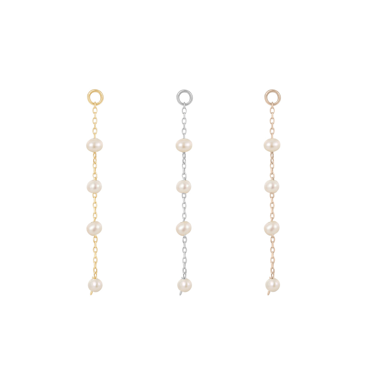 4 Bead Charm with Pearl